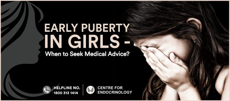 Early puberty in girls; when to seek medical advice? 